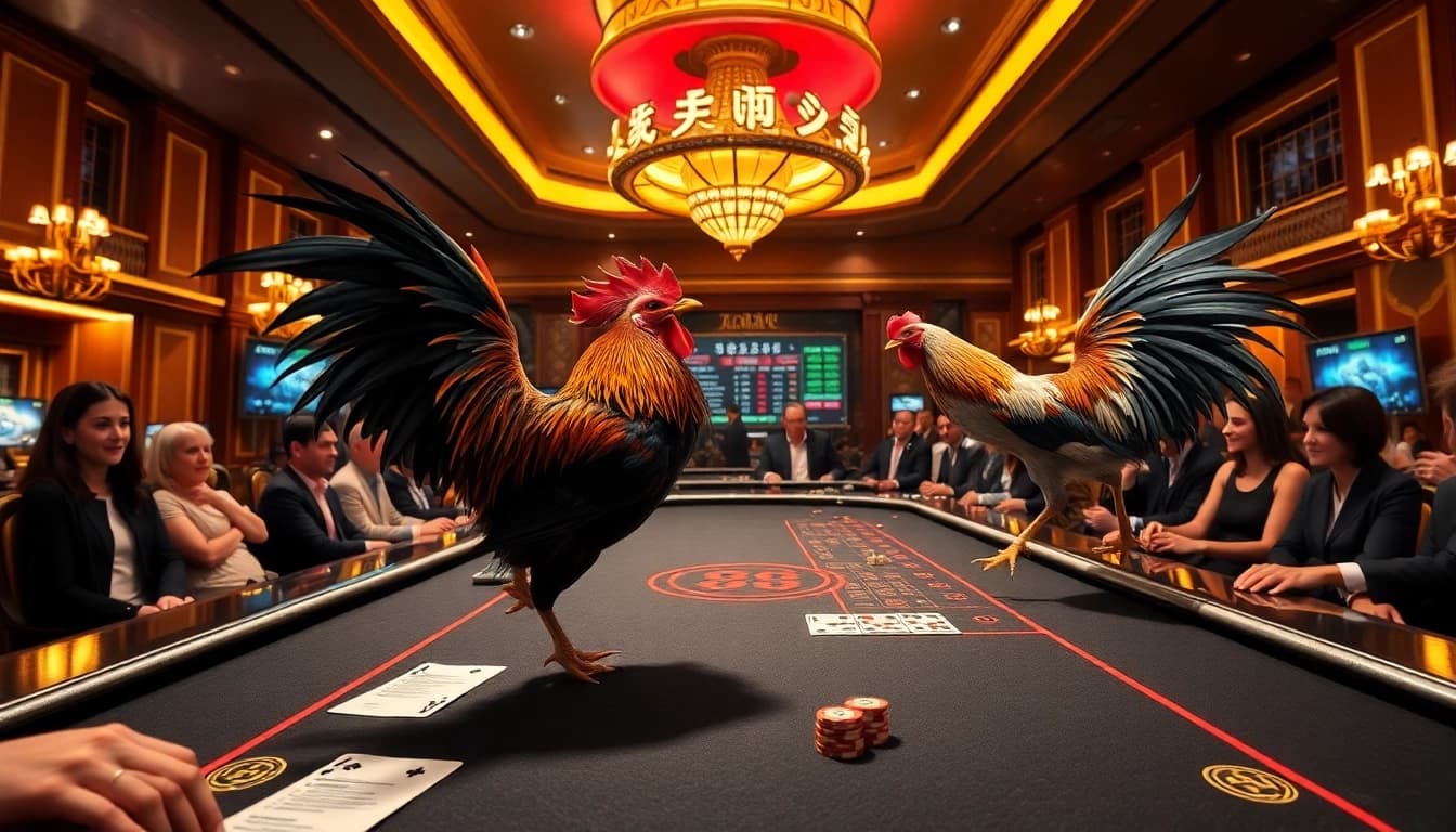 Live rooster fighting action reflects excitement in TRỰC TIẾP ĐÁ GÀ C1 betting scene.