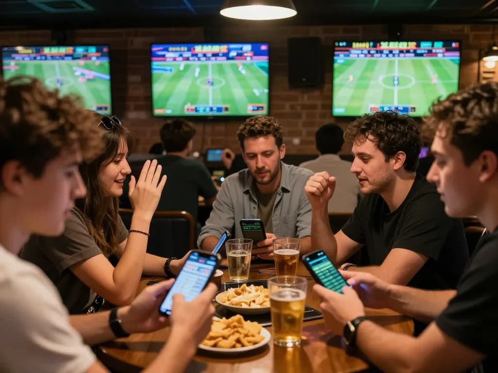 Taking strategic bets on tỷ lệ kèo trực tuyến during a thrilling sports betting night.
