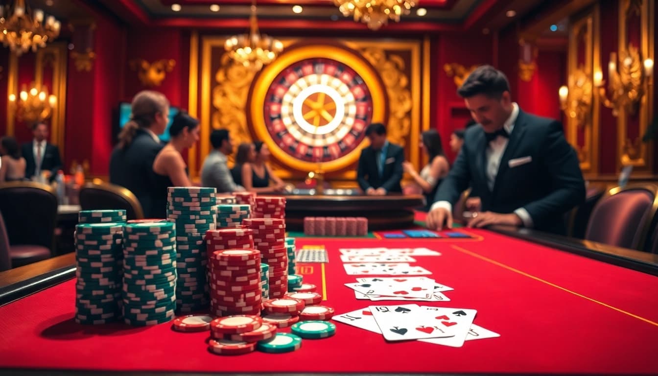 Experience thrilling gameplay at http://ww88h.com/ with vibrant casino tables, stylish decor, and engaged players.