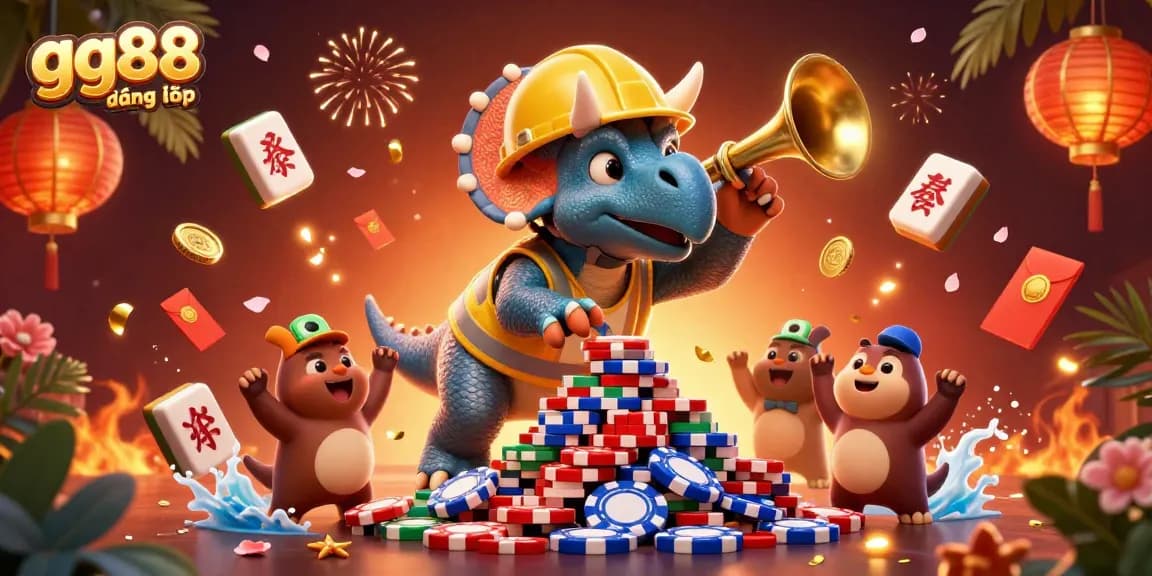 Experience thrilling gameplay with gg88 đăng nhập, in a vibrant scene of celebration and gaming excitement.