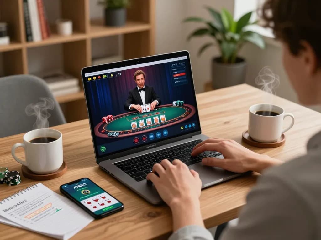 Experience strategic online gameplay with XXGG in a modern, inviting workspace.