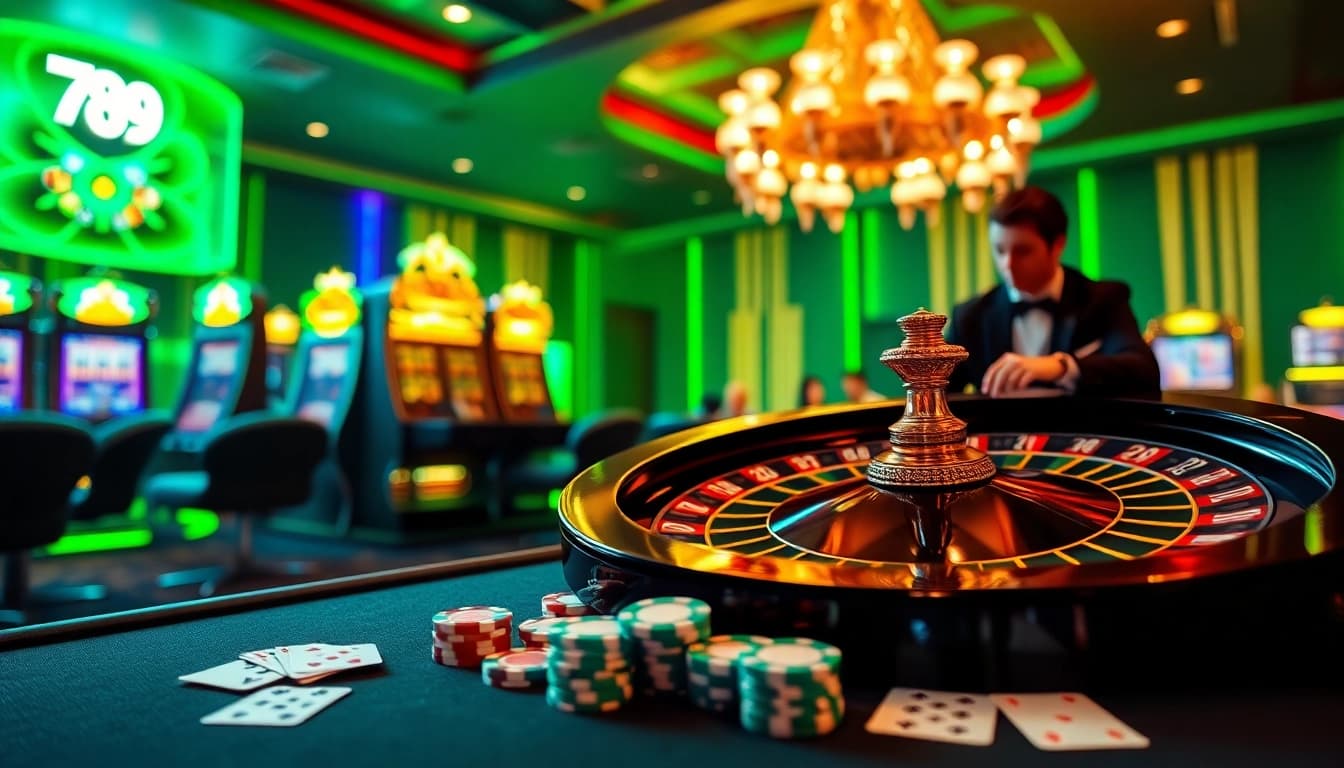 Experience the excitement at 789 club with engaging slot machines and live dealer action.