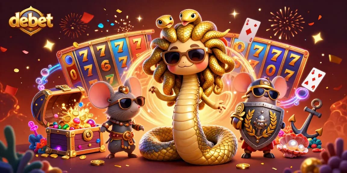 Engage in thrilling gaming adventures at Debet with immersive 3D casino elements.