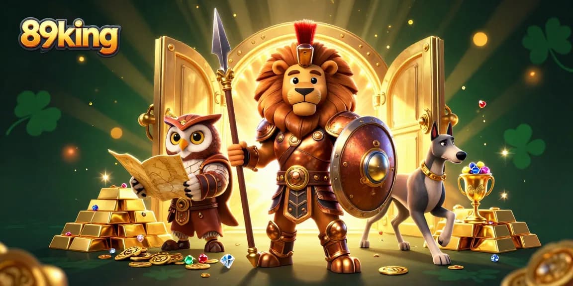 Experience the thrill of winning at 89king with a dynamic scene of gaming excitement and massive jackpots.
