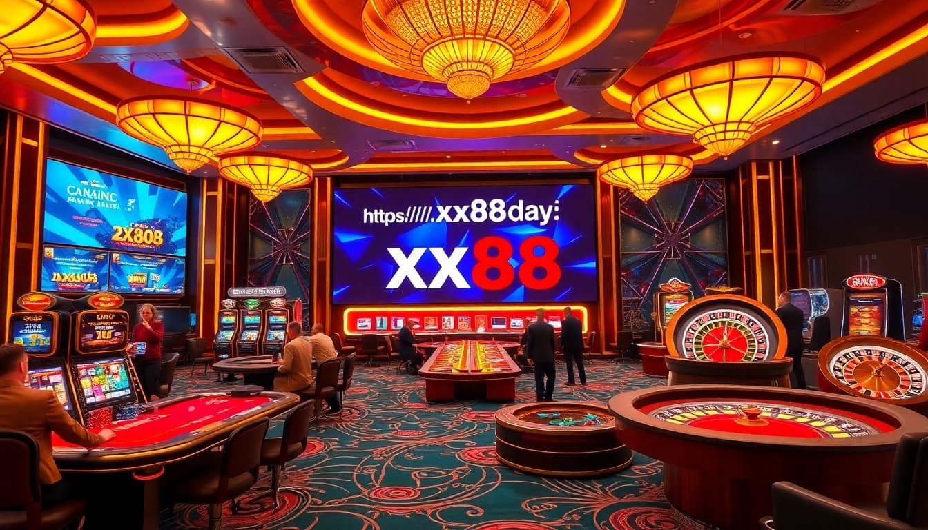 Experience the thrill of online gambling at https://xx88.day/ with vibrant casino tables and interactive betting.