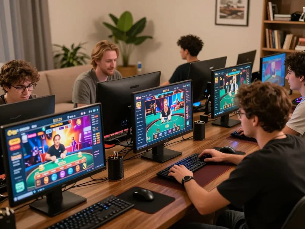 B52 Club players engaging with games highlights social interaction and strategic gameplay