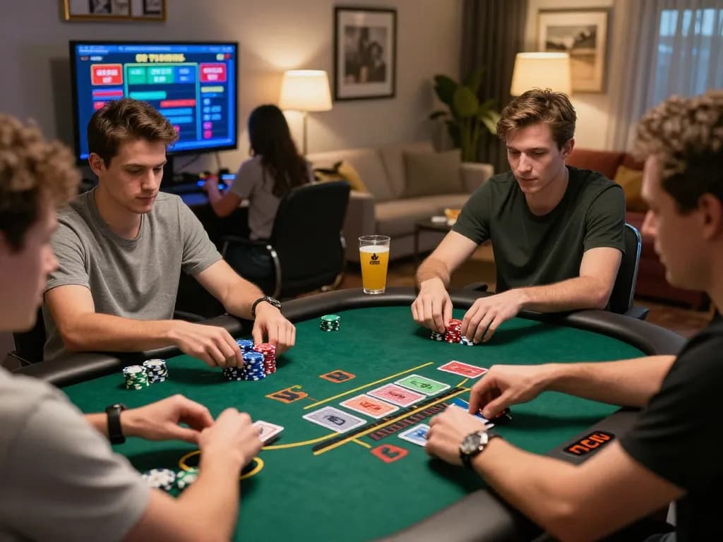 Experience dynamic gameplay at MM88's live dealer blackjack table from home, highlighting strategic action and excitement.