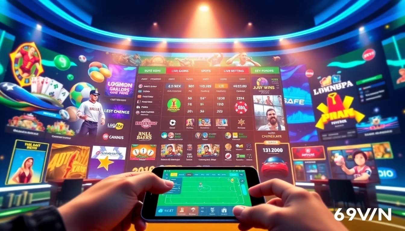 Experience 69VN's vibrant online gambling games and user-friendly interface.
