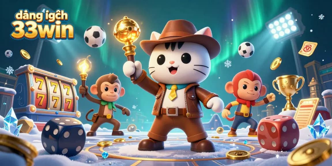 Engage in exciting gameplay with đăng nhập 33win, highlighting a vibrant casino scene filled with games.
