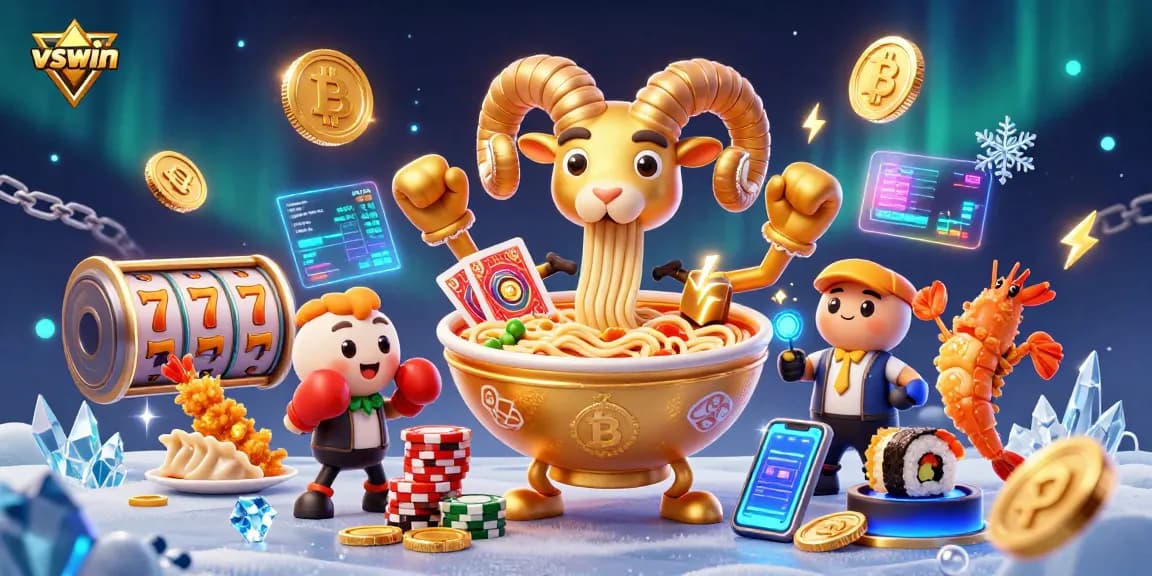 Engage with exciting slots and jackpots at vswin with vibrant animated casino characters in action.