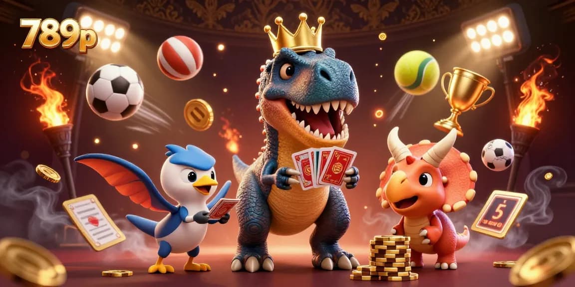 Engage in thrilling gameplay at 789p with dynamic 3D casino characters and sports elements.