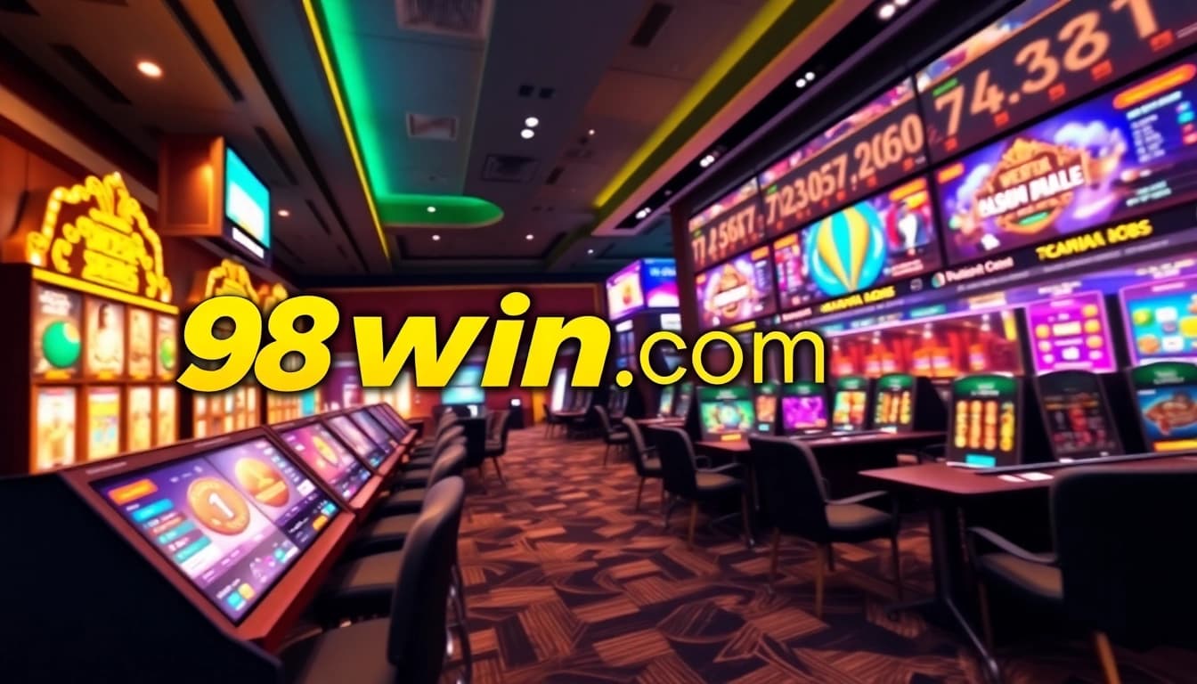 Dynamic online casino environment of 98win com showcasing diverse gaming options and a user-friendly interface.