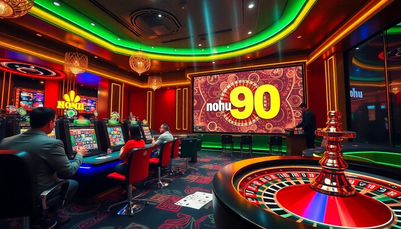 Exciting action from nohu 90 online casino game with vibrant colors and professional interface.