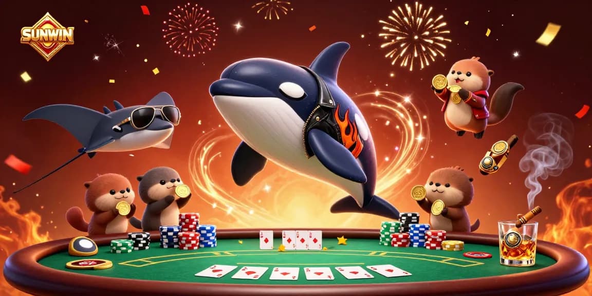 SUNWIN players celebrate big wins as they enjoy a dynamic gaming experience with exciting poker elements.