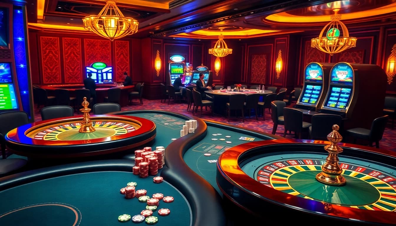 Experience the excitement of Hitclubbin with vibrant casino tables and winning slots.
