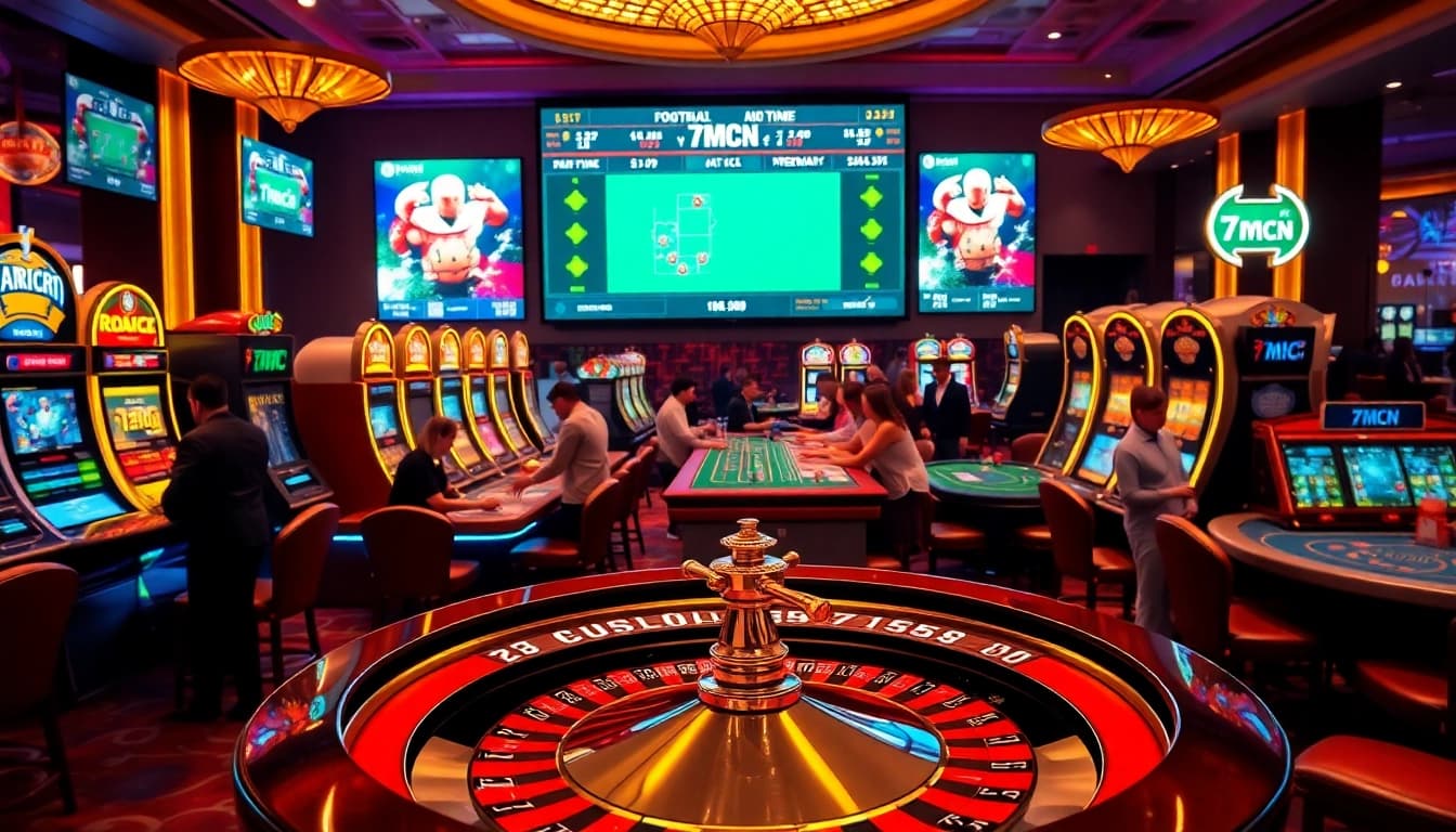 Experience the excitement of 7mcn with thrilling casino games and live betting opportunities.