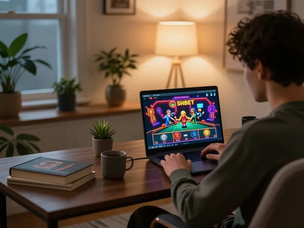 Engaging gameplay on SHBET online casino with user analyzing betting options