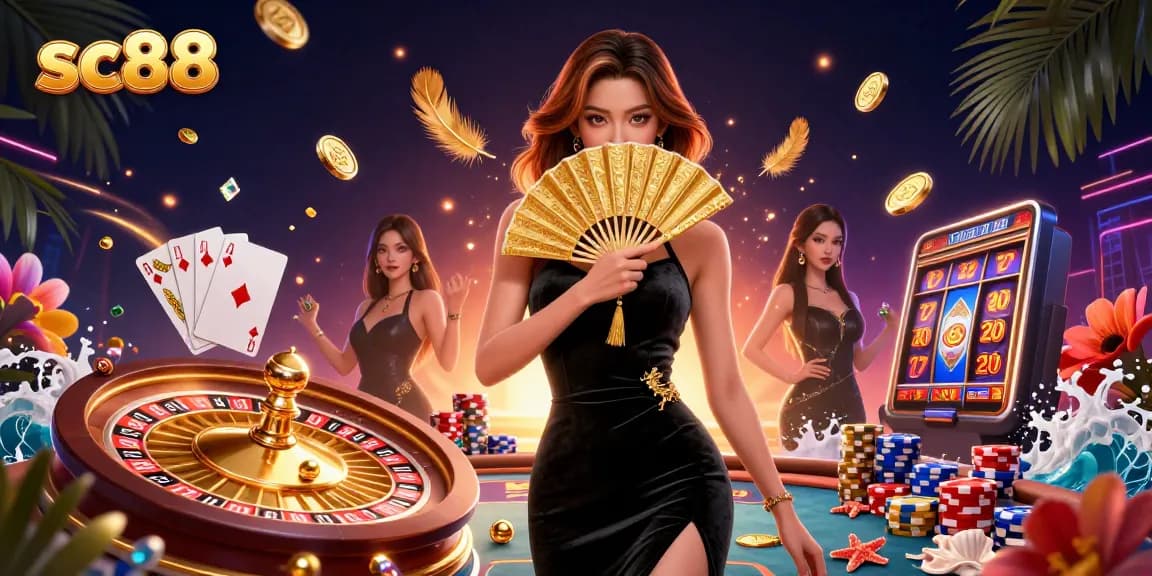 Play thrilling games and experience sc88's lively casino atmosphere with dazzling rewards and excitement.