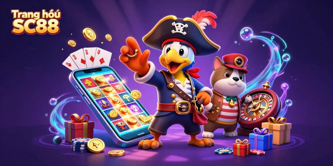 Engage in thrilling slots at Trang chủ SC88 with pirates, cats, and action-packed gaming features.