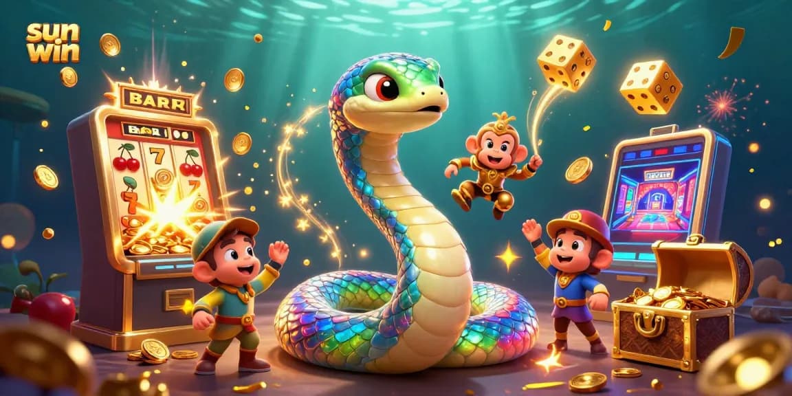 Experience thrilling wins with sun win, featuring an exciting jackpot explosion and dynamic game characters.