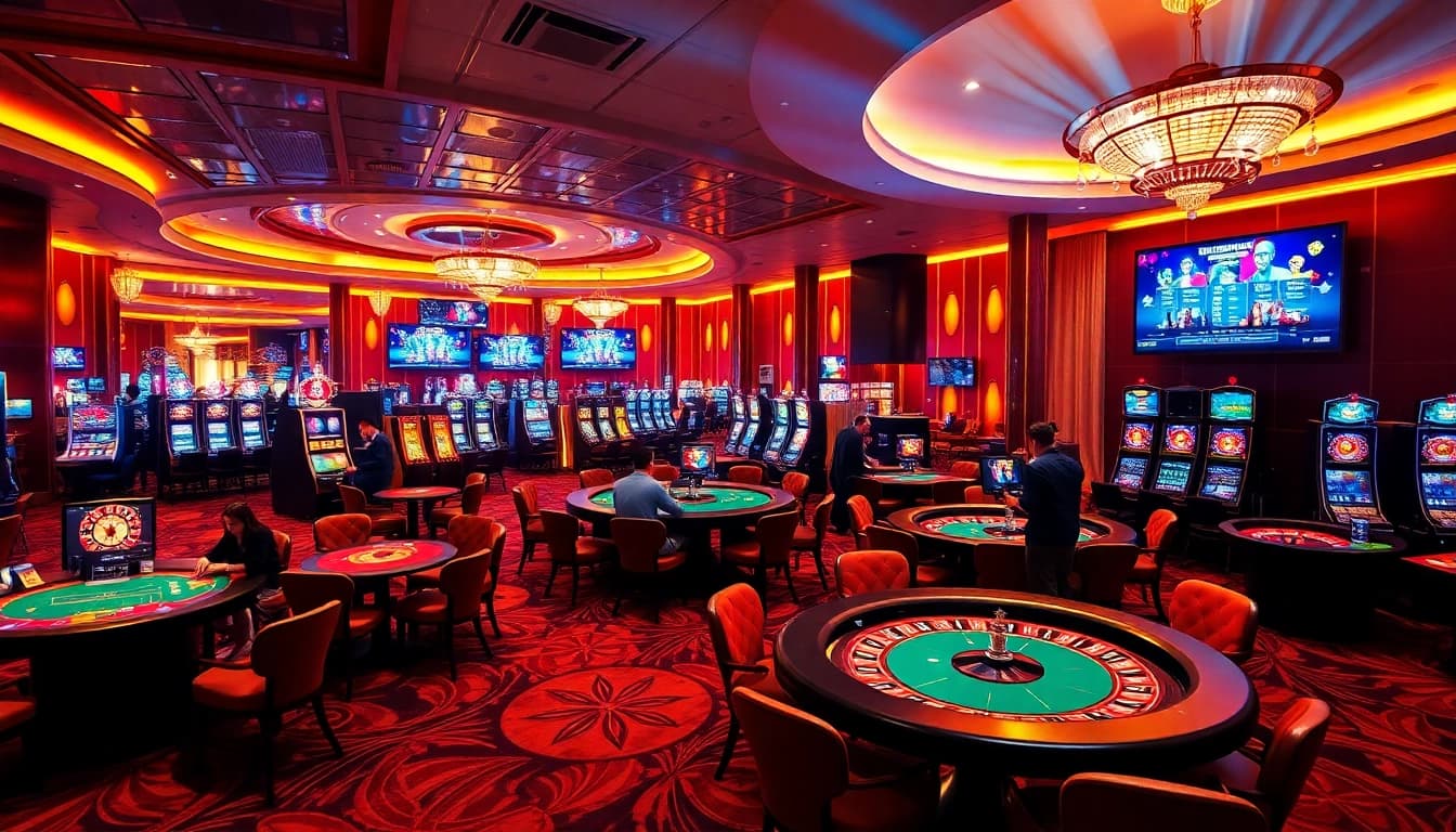 KJC offers thrilling online gambling experiences with vibrant game options and real-time interactions.