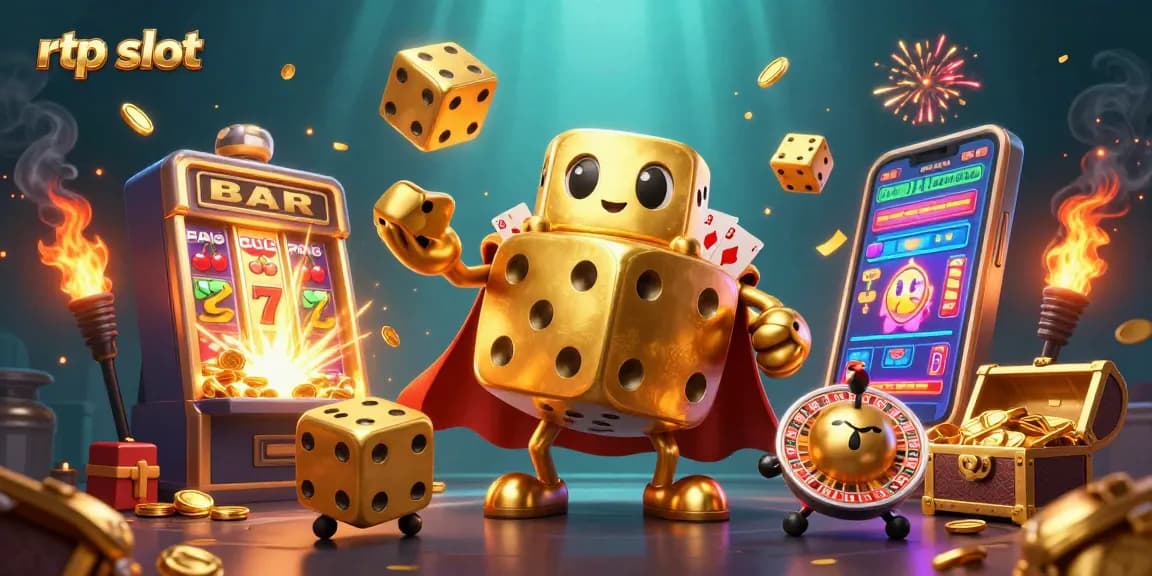 Experience high-energy rtp slot action with golden dice and a jackpot explosion.