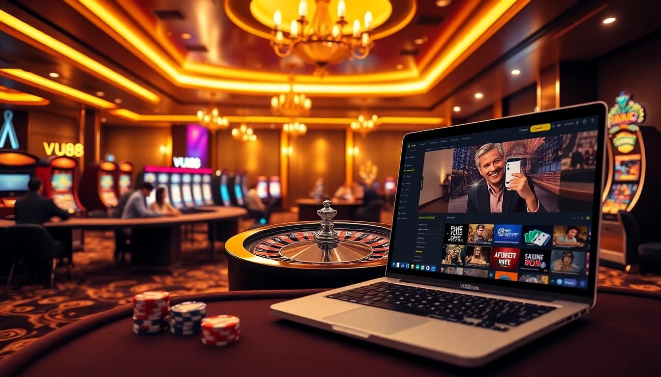 Experience the thrill of gaming at vu88.com with an exciting casino environment.