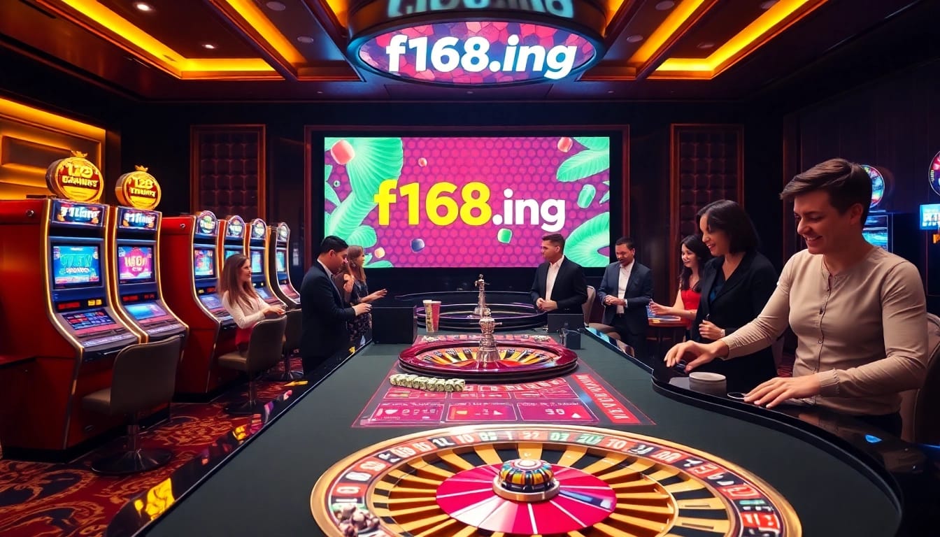Experience thrilling gameplay at f168.ing with vibrant casino tables and exciting games.