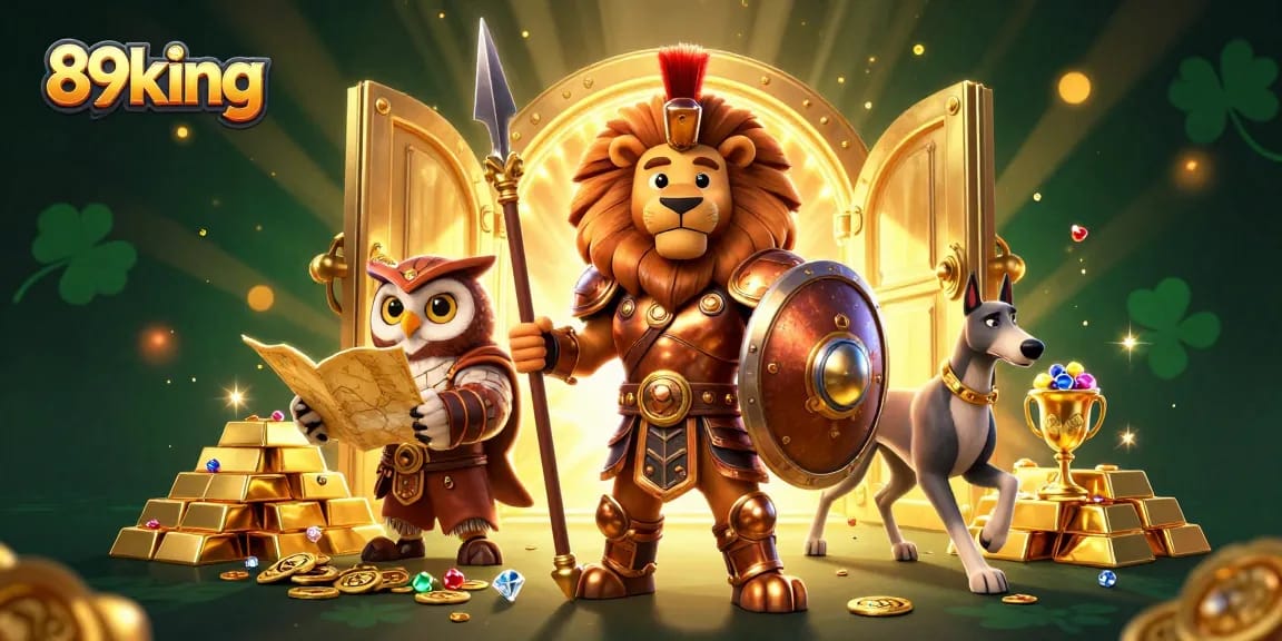 Experience the thrill of winning at 89king with a dynamic scene of gaming excitement and massive jackpots.
