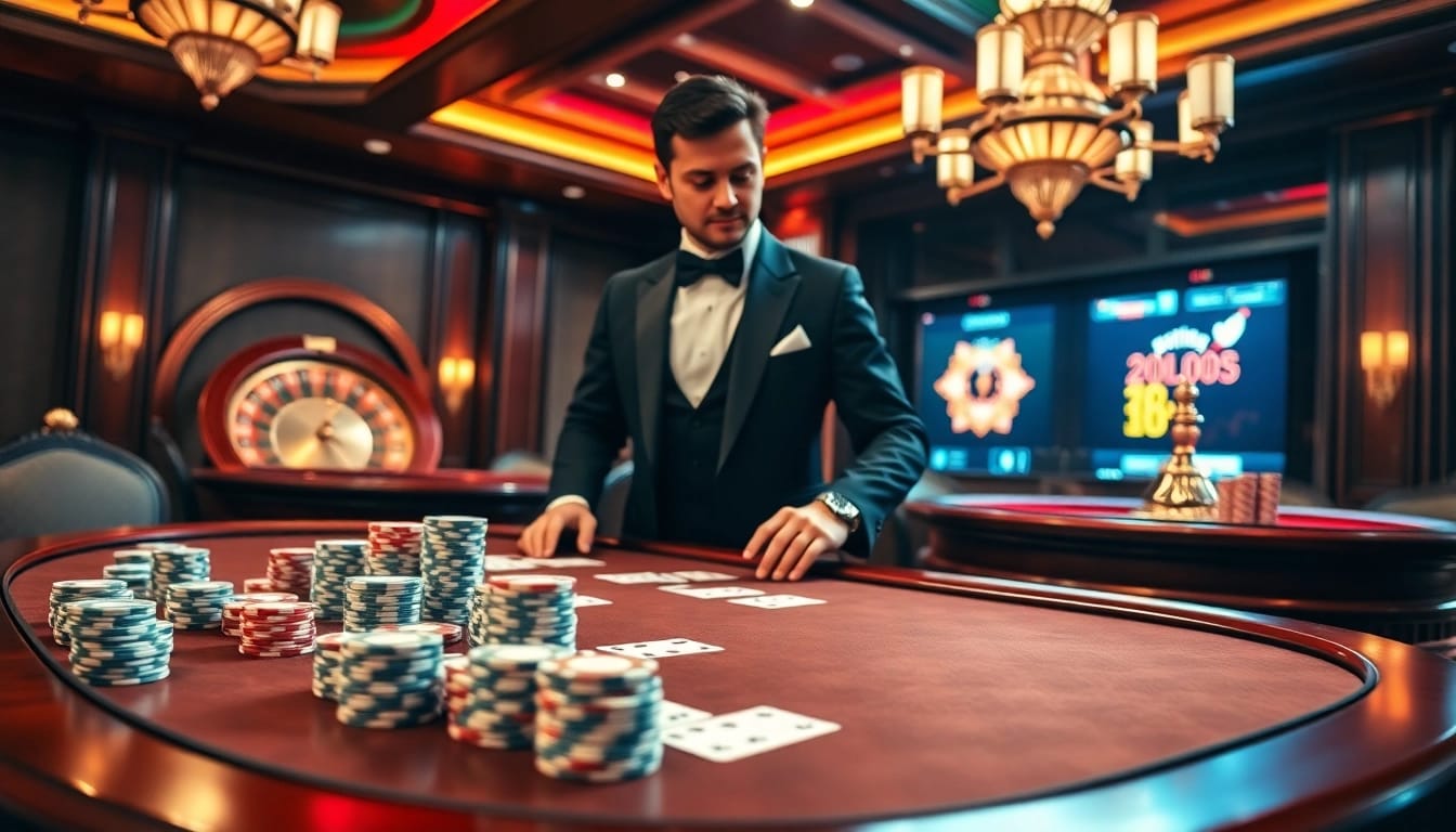 Win big at https://nk88.bio/ with a lively poker table scene and vibrant casino atmosphere.