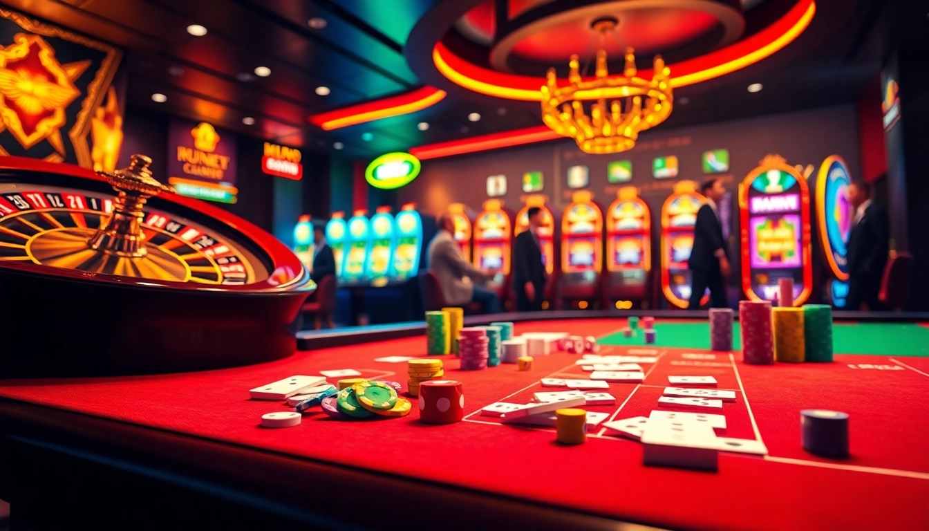 Experience the thrill at 678vip.com with an exciting casino ambiance featuring lively poker games and roulette.