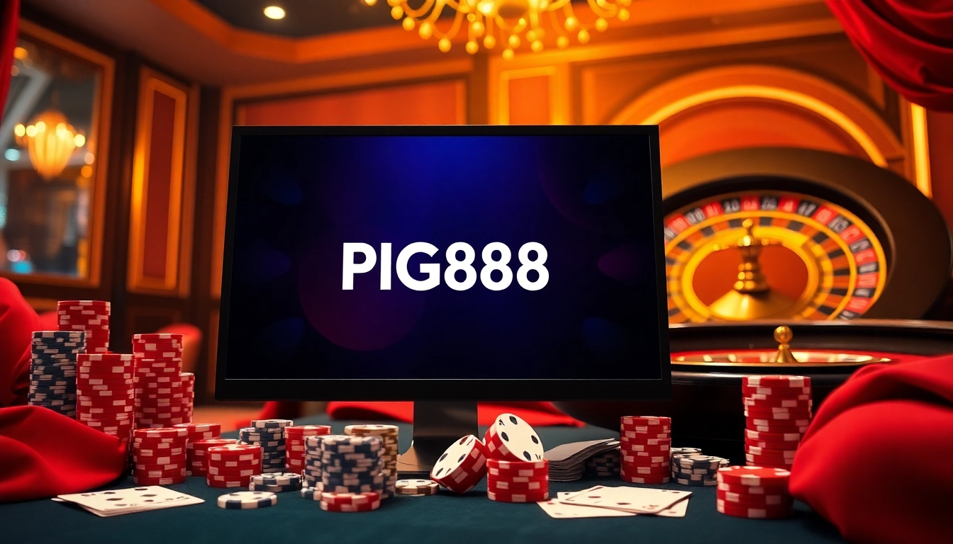 Experience thrilling online gaming at PG88 with vibrant chips and cards on an elegant table.