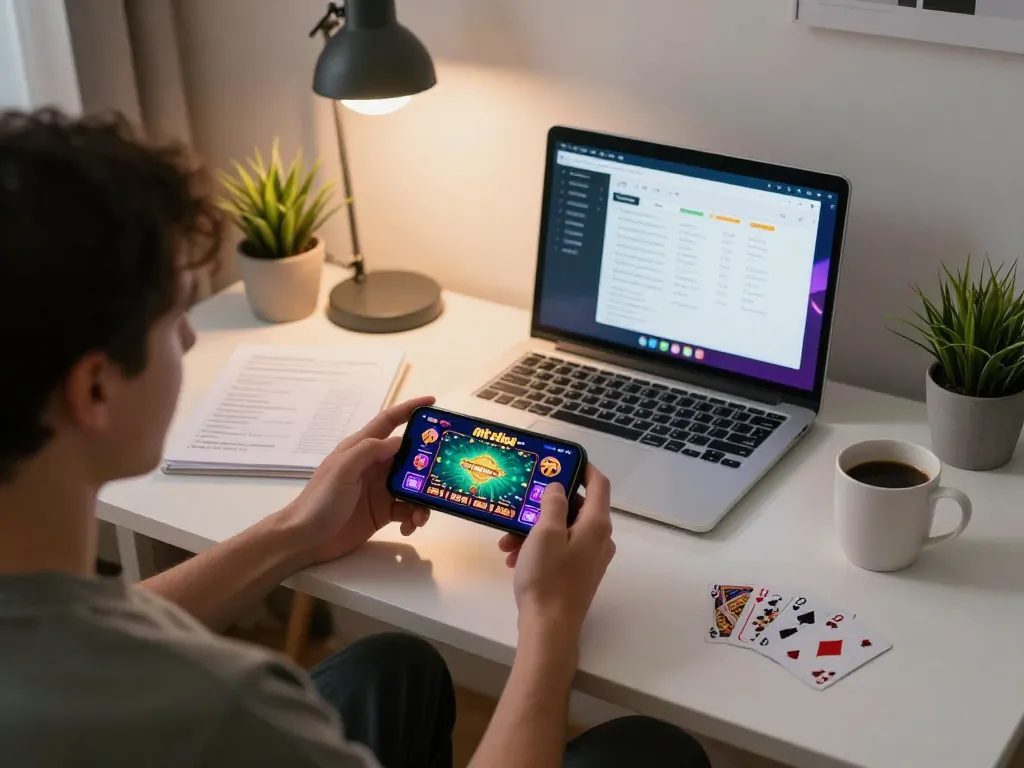 Enjoy online gaming with tải hitclub app in a cozy home setup