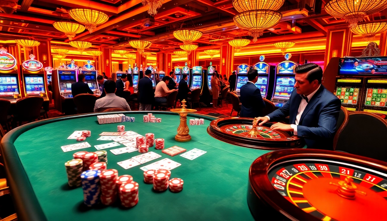 Experience the thrill of winning strategies at https://nk88net.com/ with an elegant casino setting.