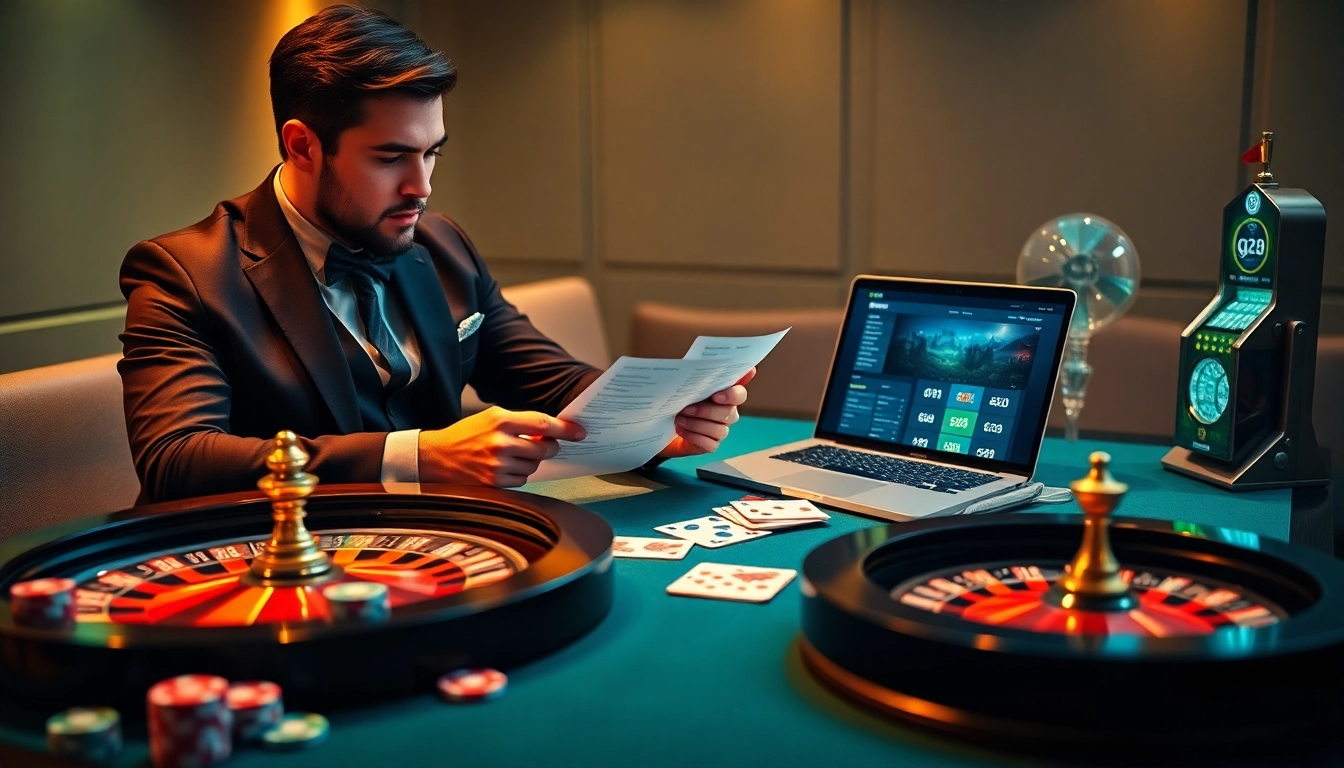 Engaging gameplay at G28 com featuring poker chips and casino tables for an immersive experience.