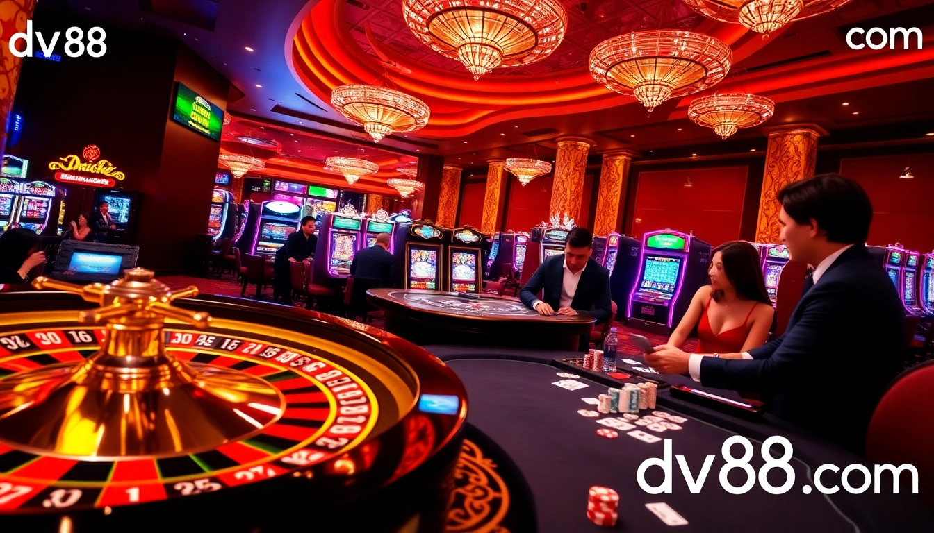 Experience high-stakes gaming at dv88.com with vibrant tables and thrilling action.