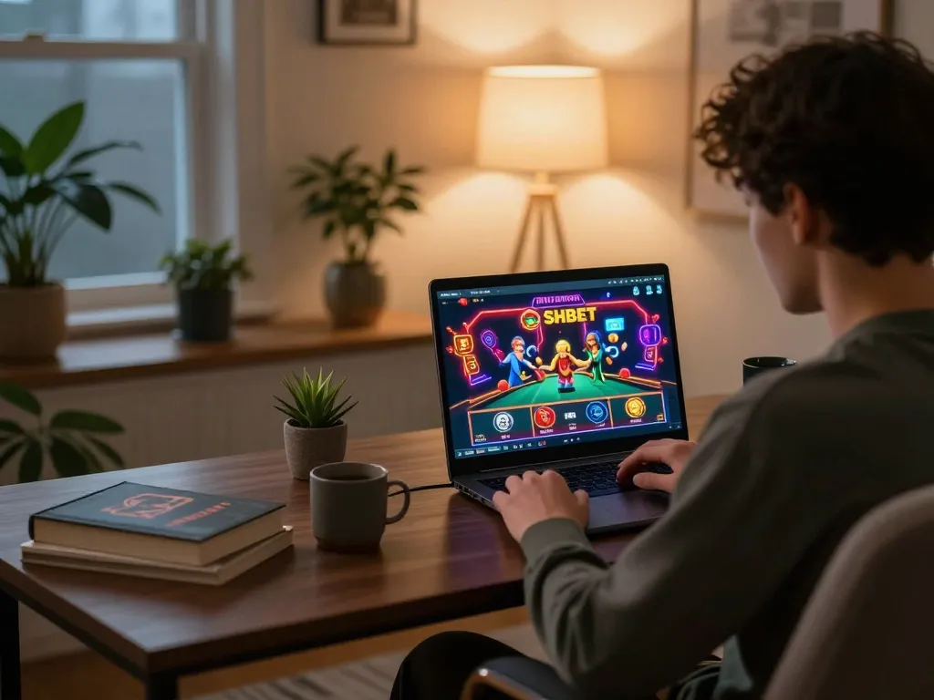 Engaging gameplay on SHBET online casino with user analyzing betting options