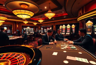 Experience the excitement at rik vip with players engaged in intense casino gameplay at vibrant tables.