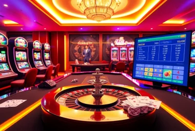 Experience the excitement at nk 88 with engaging casino visuals featuring lively slot machines and roulette.