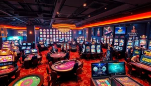 Exciting online casino environment featuring engaging players at tables, emphasizing good88.hu.net.