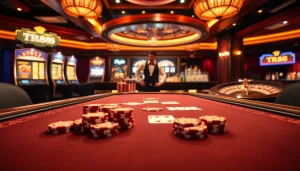 Experience excitement at the casino with TR88.bio gaming tables and roulette wheels.