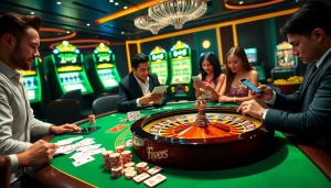 Exciting online gaming experience at https://five88.za.com/ with players engaged in strategic betting.