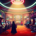 Vibrant online gambling scene showcasing Luck8's diverse gaming options at luck8win.live