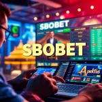 SBOBET.dance showcases a vibrant online betting scene with players interacting with a modern casino interface.