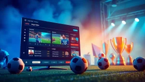 Discover joemadfan.com streaming platform interface with live football matches, showcasing interactive features and sports-themed elements.