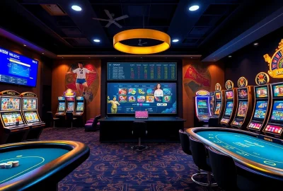 w88.nyc online casino interface featuring Baccarat, Blackjack, and vibrant games in a luxurious setting