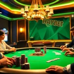 Experience the thrill of HAYBET with an exciting poker game at a luxurious casino.