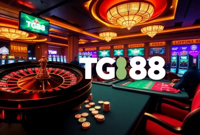 Experience thrilling gameplay at tg88 com with vibrant casino tables and exciting gambling action.