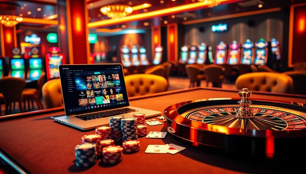 Experience online gaming excitement at https://xx88.day/ with a visually stunning casino tabletop.